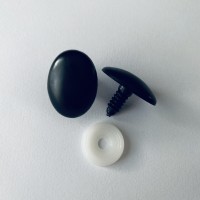 Očko / Noštek 10x6mm, bezpečnostné - pár